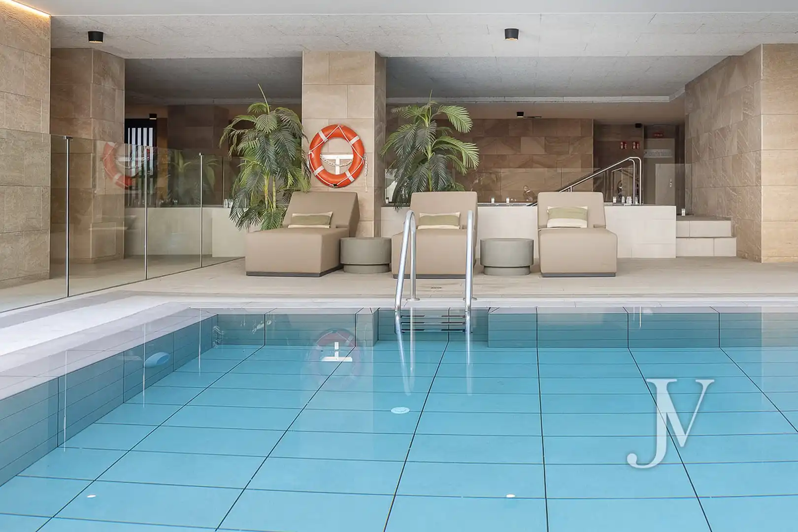 Swimming pool of Duplexes for sale in Madrid  with Air Conditioner, Heating and Private garden