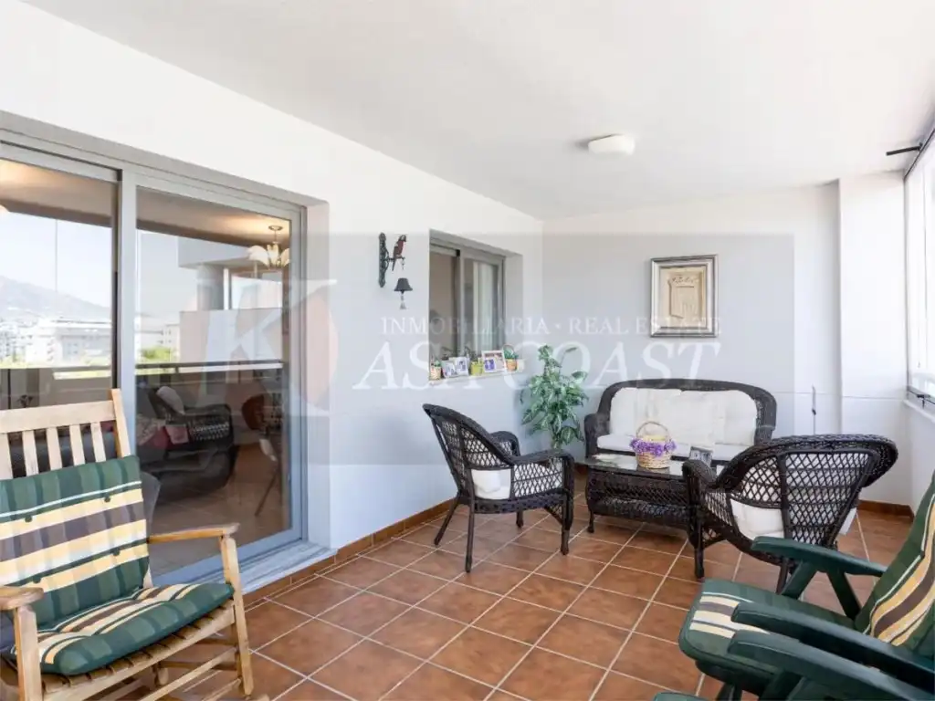 Terrace of Flat for sale in Fuengirola  with Air Conditioner, Private garden and Terrace