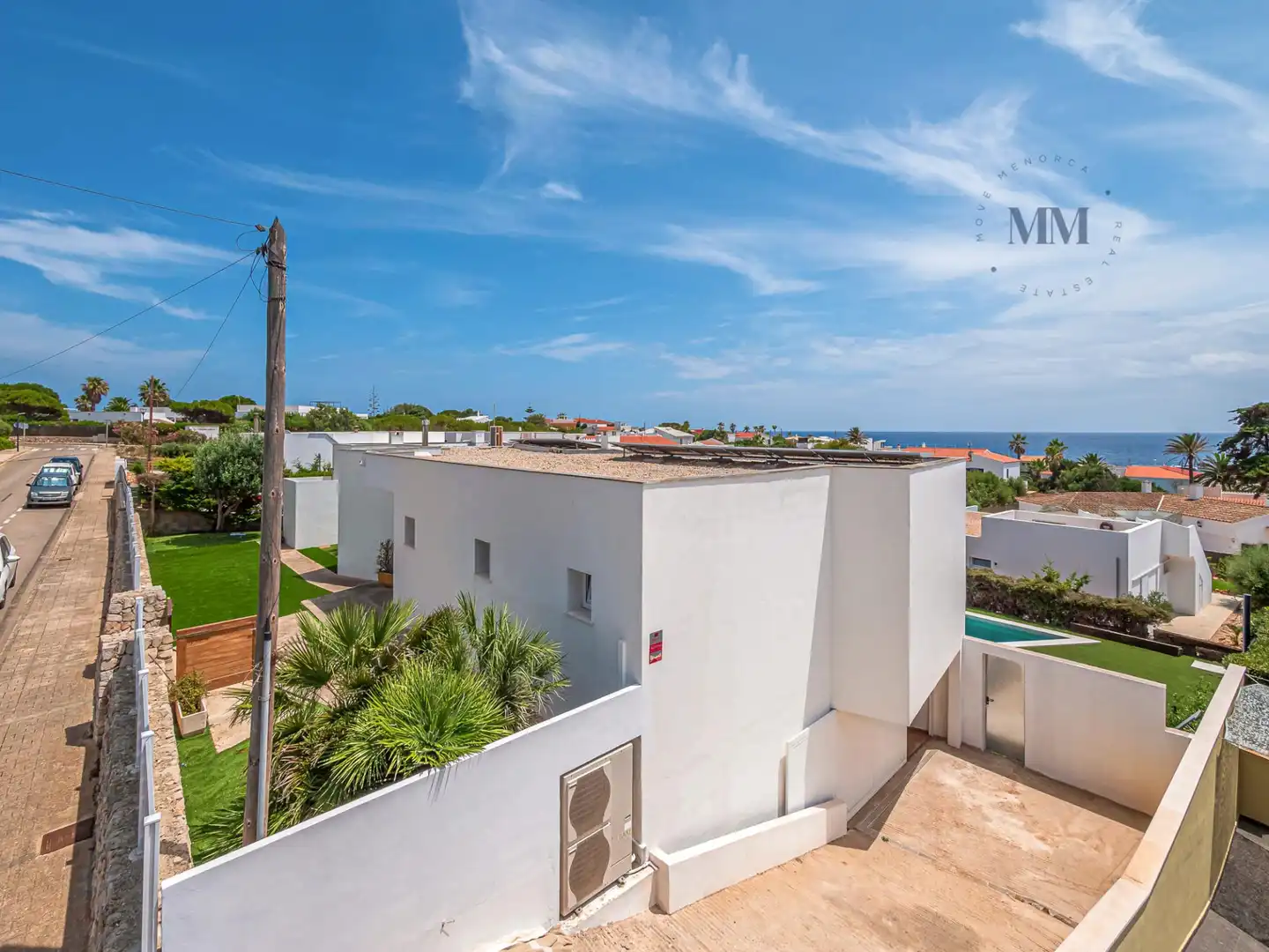 Vista exterior de Casa o xalet en venda en Sant Lluís amb Aire condicionat, Jardí privat i Terrassa