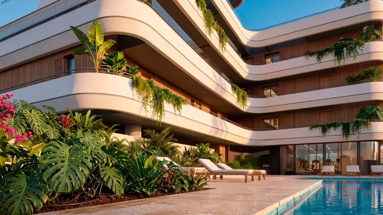 Vista exterior de Ático en venta en Torremolinos con Aire acondicionado, Terraza y Piscina