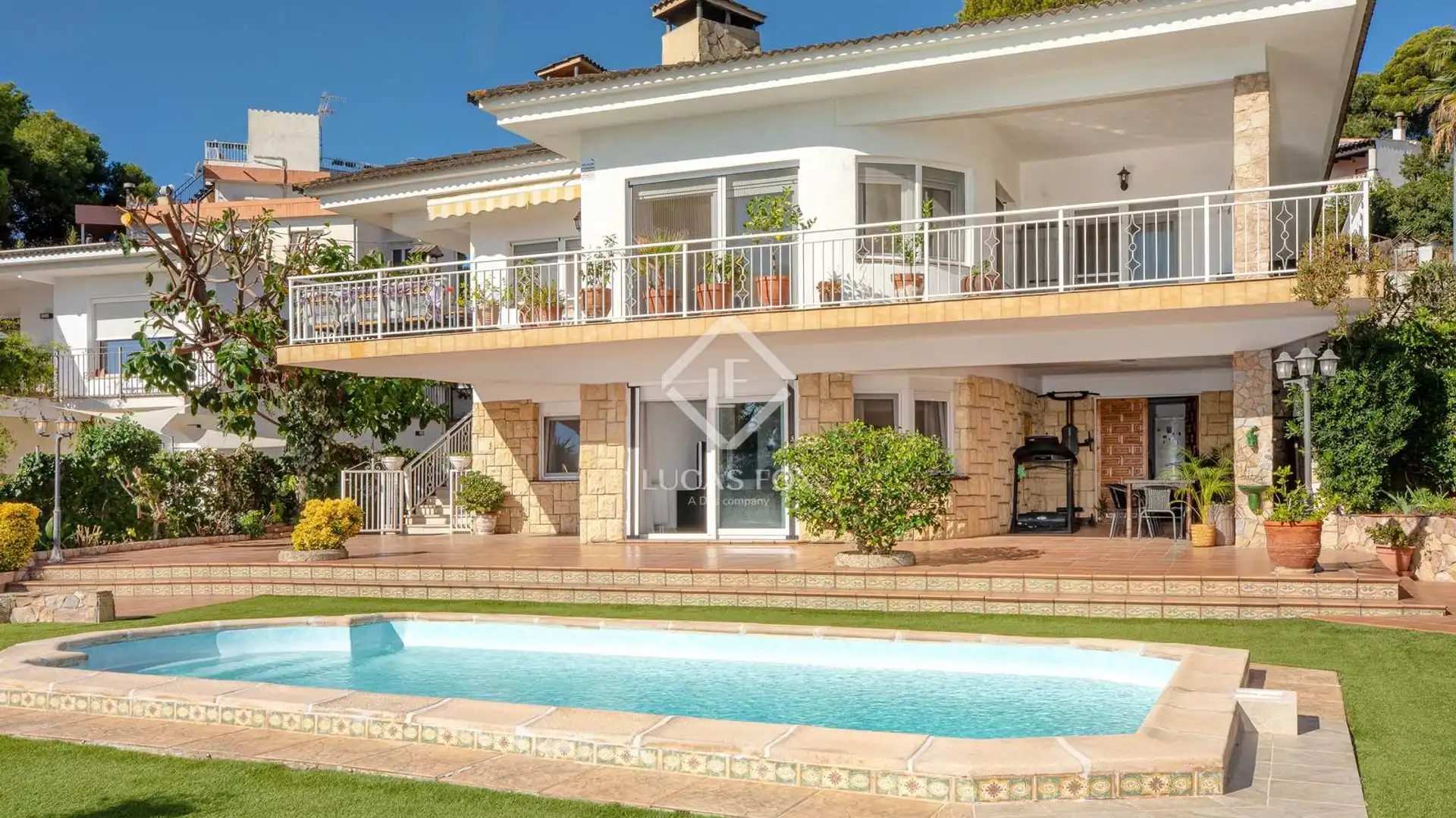 Exterior view of Houses for sale in Lloret de Mar  with Air Conditioner, Heating and Private garden