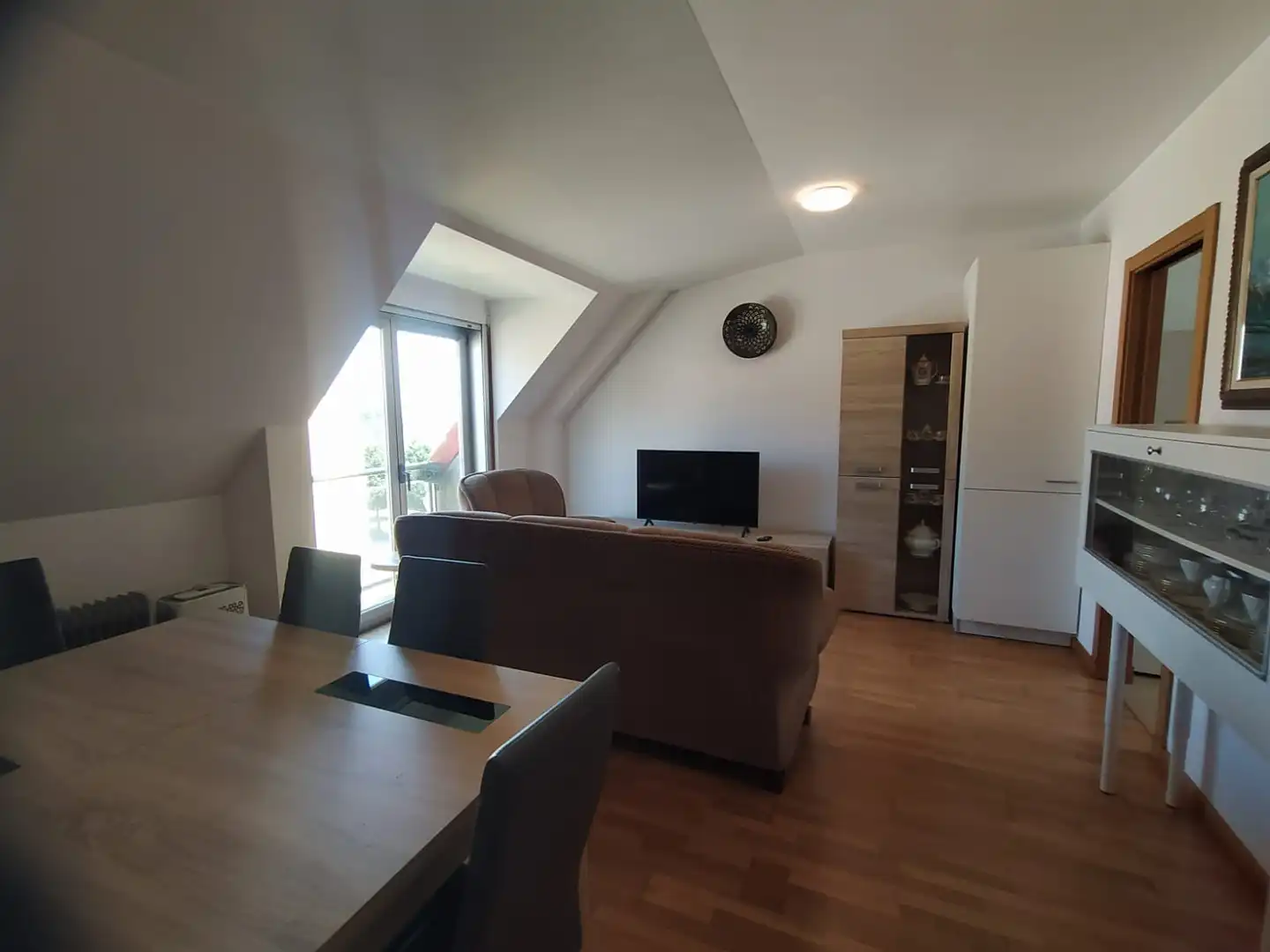 Sala de estar de Ático en venta en Cariño con Parquet, Amueblado y Horno