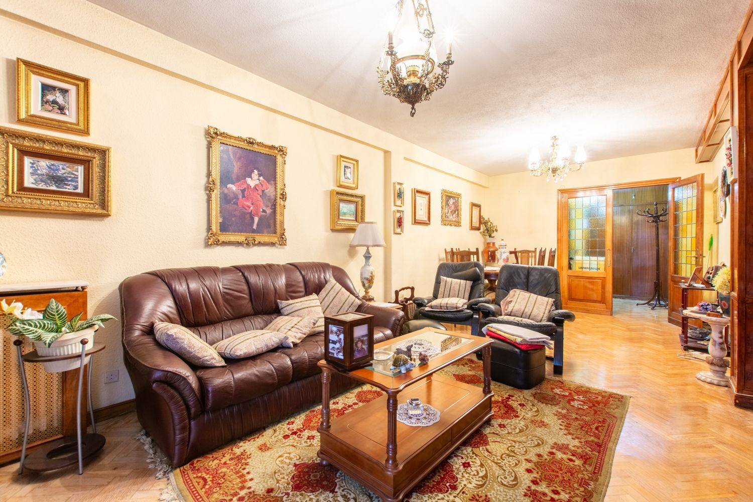 Sala de estar de Piso en venta en Alcorcón con Aire acondicionado, Calefacción y Terraza