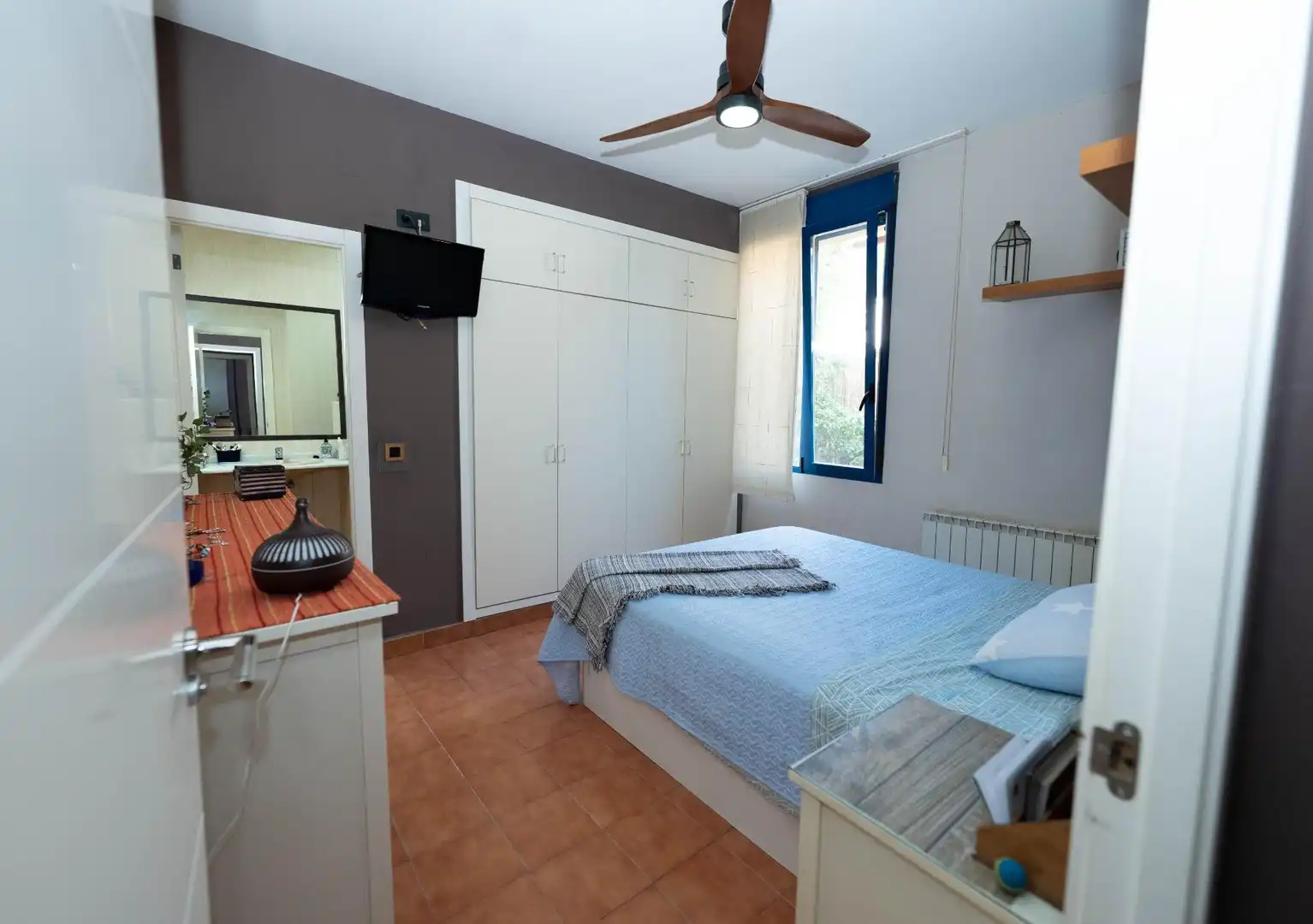 Schlafzimmer von Haus oder Chalet zum Verkauf in Madrid mit Klimaanlage, Heizung und Privatgarten