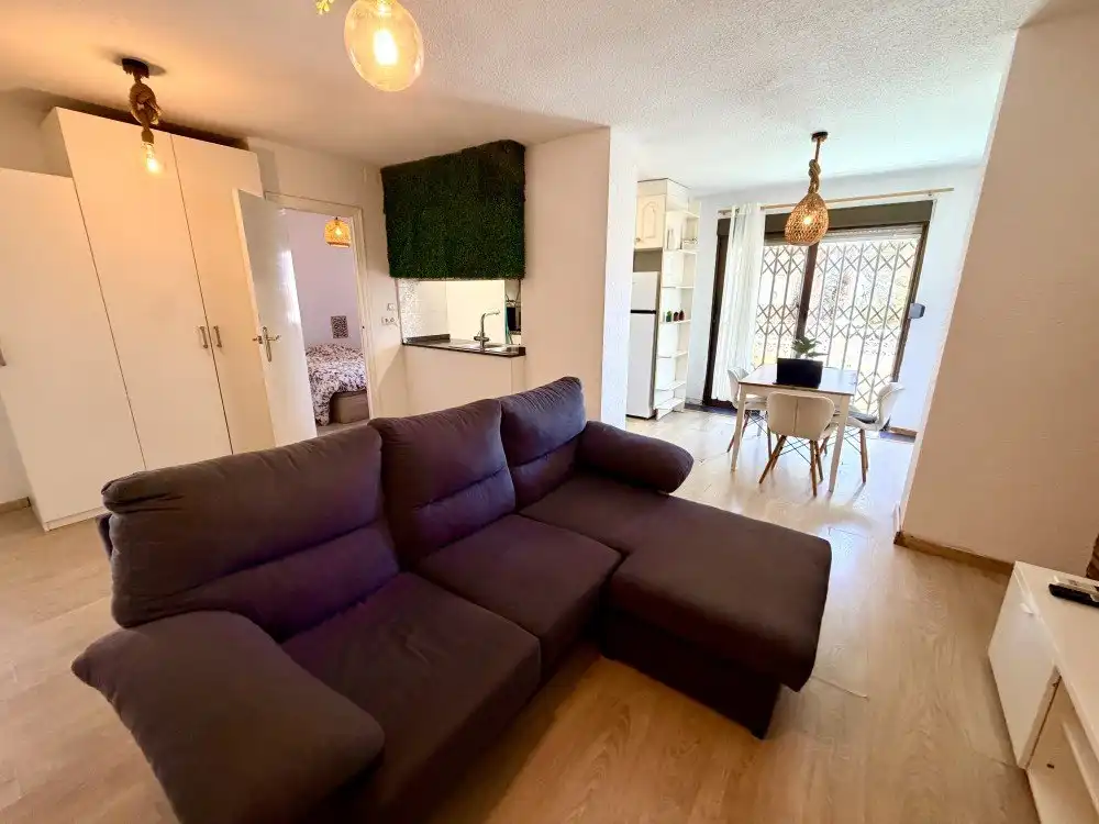 Sala d'estar de Planta baixa en venda en Torrevieja amb Aire condicionat, Parquet i Terrassa