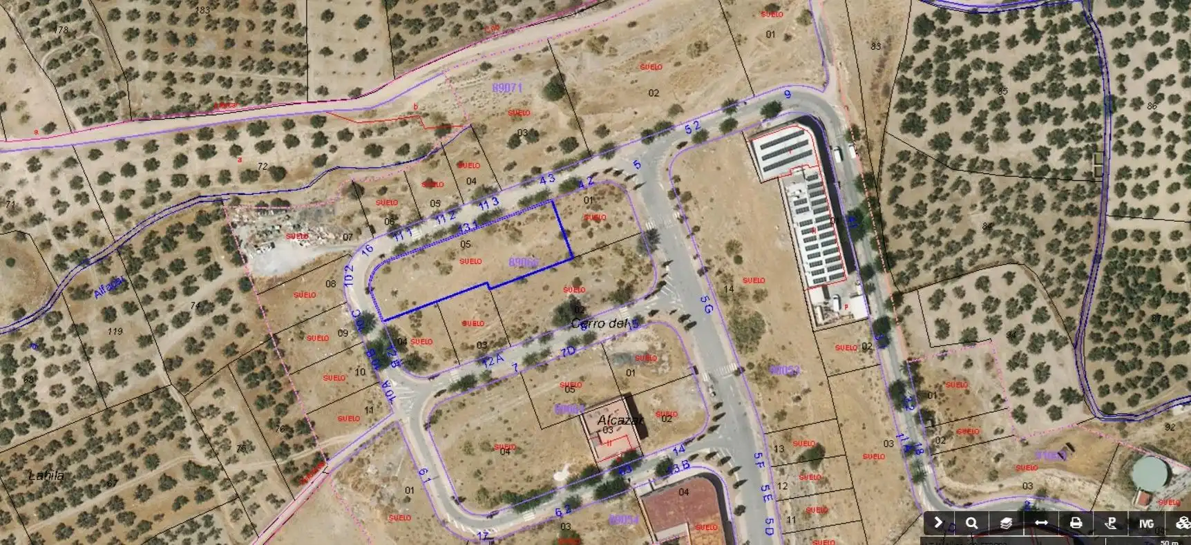 Industrial land for sale in SUELO URB SAU 8