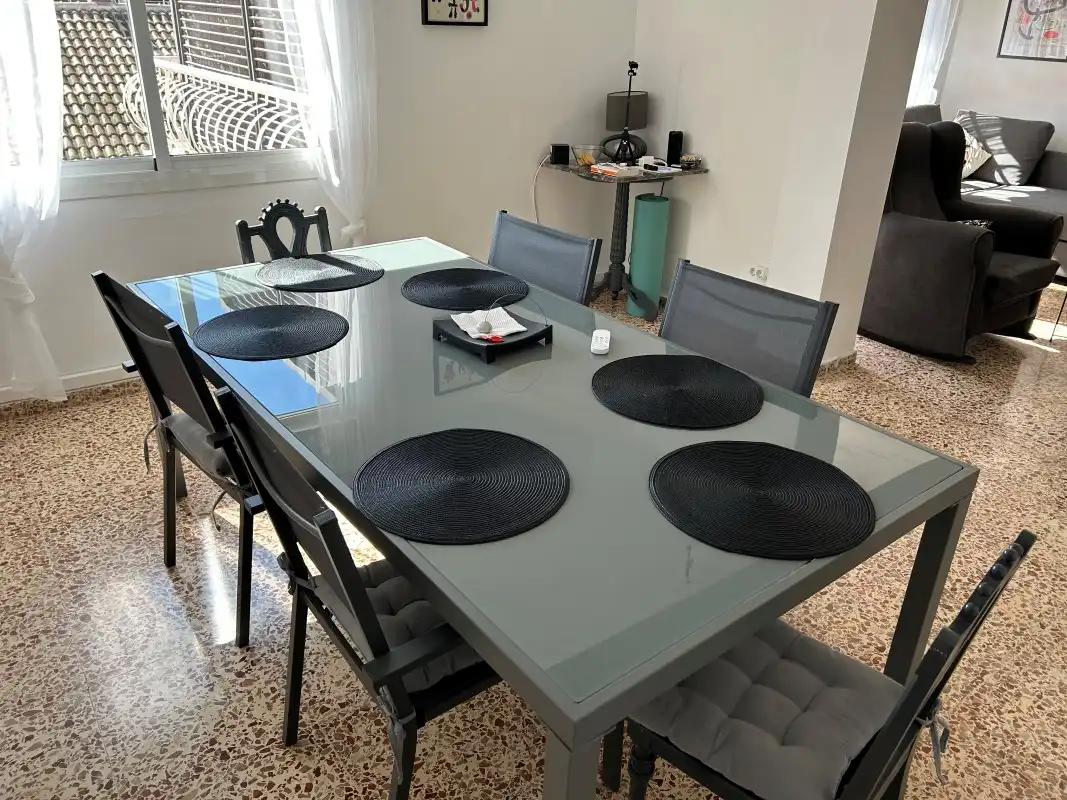Esszimmer von Dachboden zum Verkauf in Gandia mit Klimaanlage, Terrasse und Möbliert