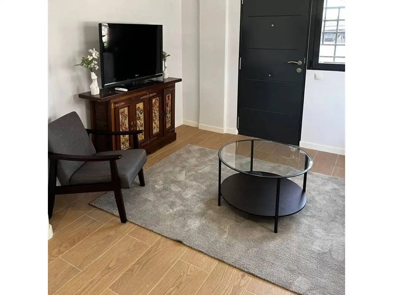 Living room of Study for sale in Sabadell  with Parquet flooring and Furnished