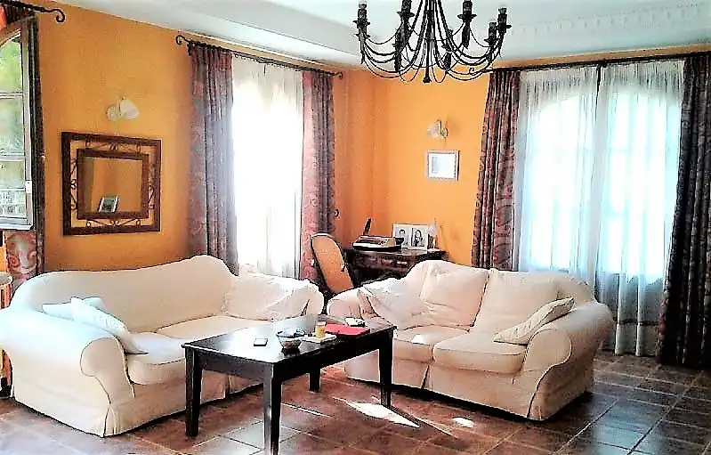 Sala de estar de Finca rústica en venta en Rojales con Aire acondicionado, Calefacción y Terraza
