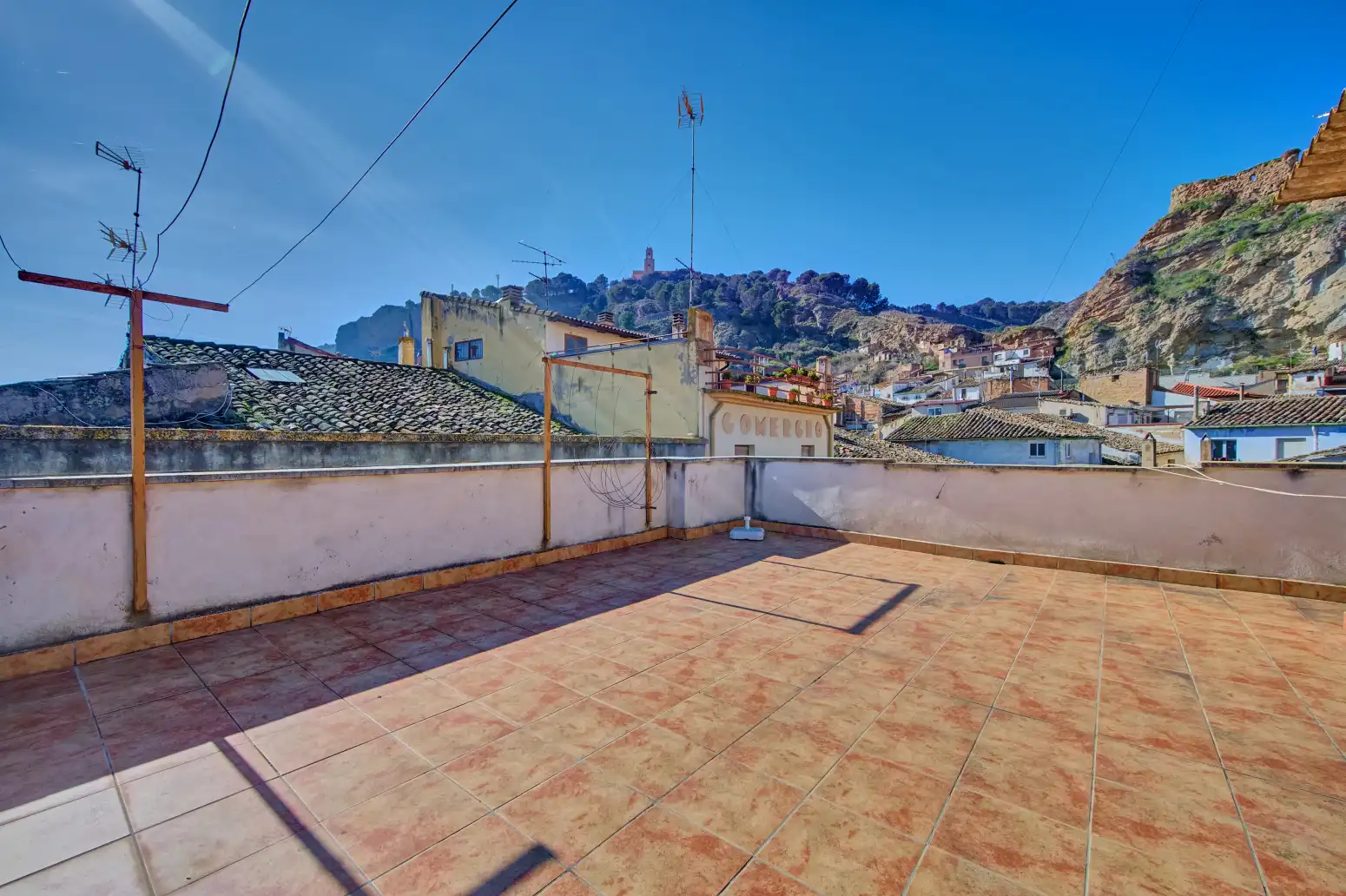 Vista exterior de Casa o chalet en venta en Falces con Calefacción, Parquet y Terraza