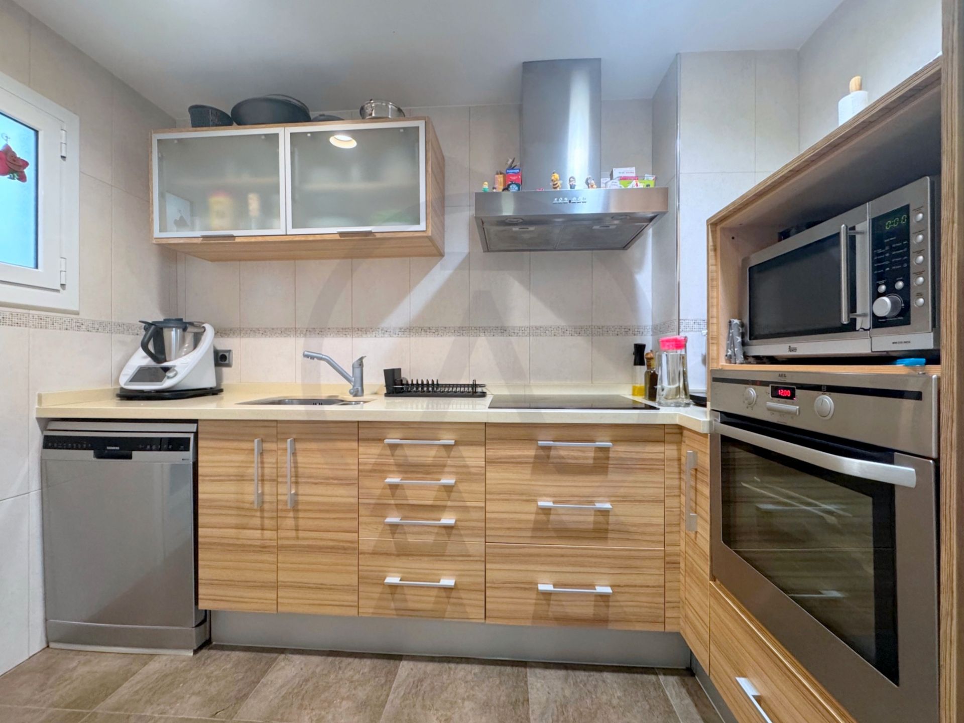 Kitchen of Flat for sale in Terrassa  with Heating and Parquet flooring