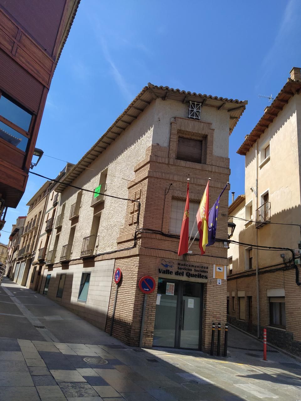 Vista exterior de Pis en venda en Cascante amb Calefacció, Terrassa i Traster