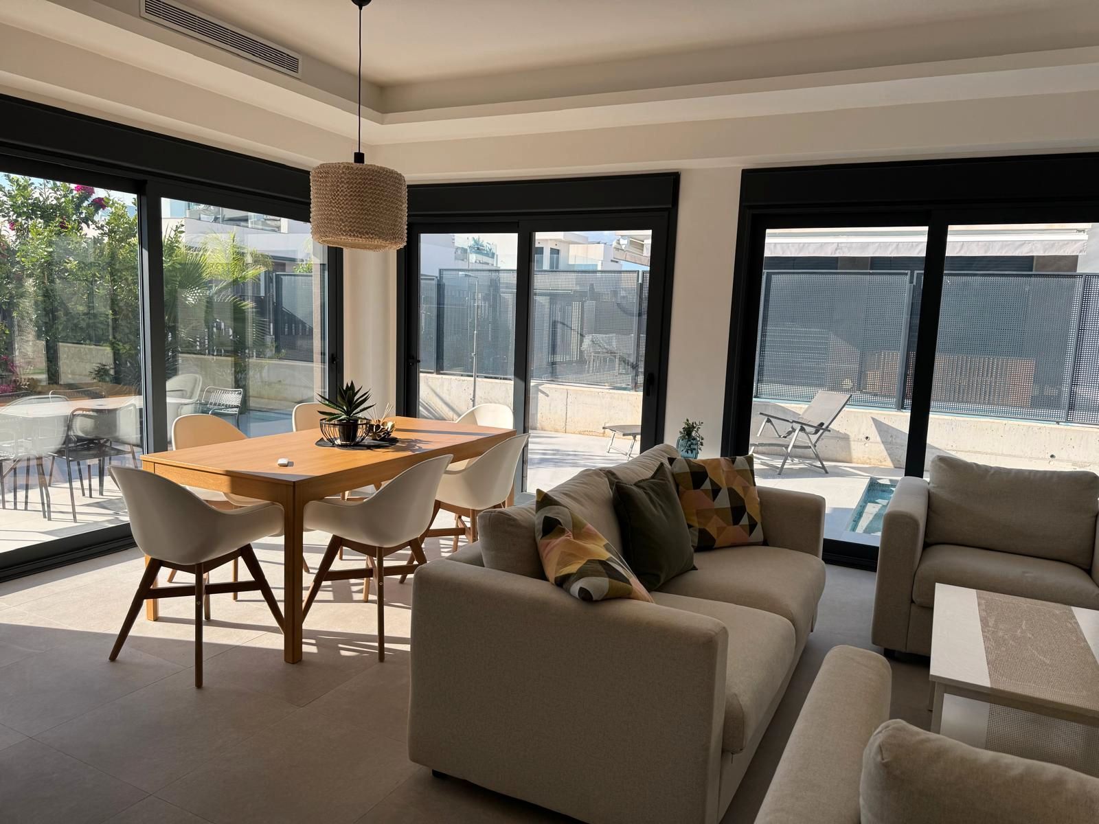 Dining room of House or chalet for sale in San Fulgencio  with Air Conditioner, Heating and Private garden
