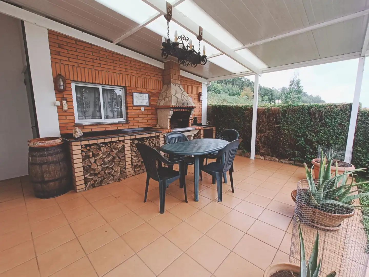 Terrasse von Haus oder Chalet zum Verkauf in Narón mit Heizung, Privatgarten und Ofen