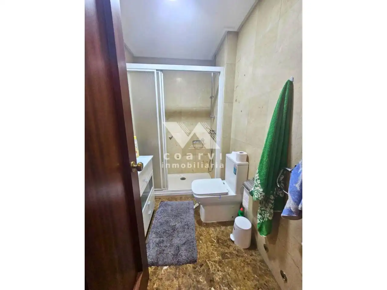 Badezimmer von Wohnung zum Verkauf in Ourense Capital  mit Heizung, Parkett und Abstellraum
