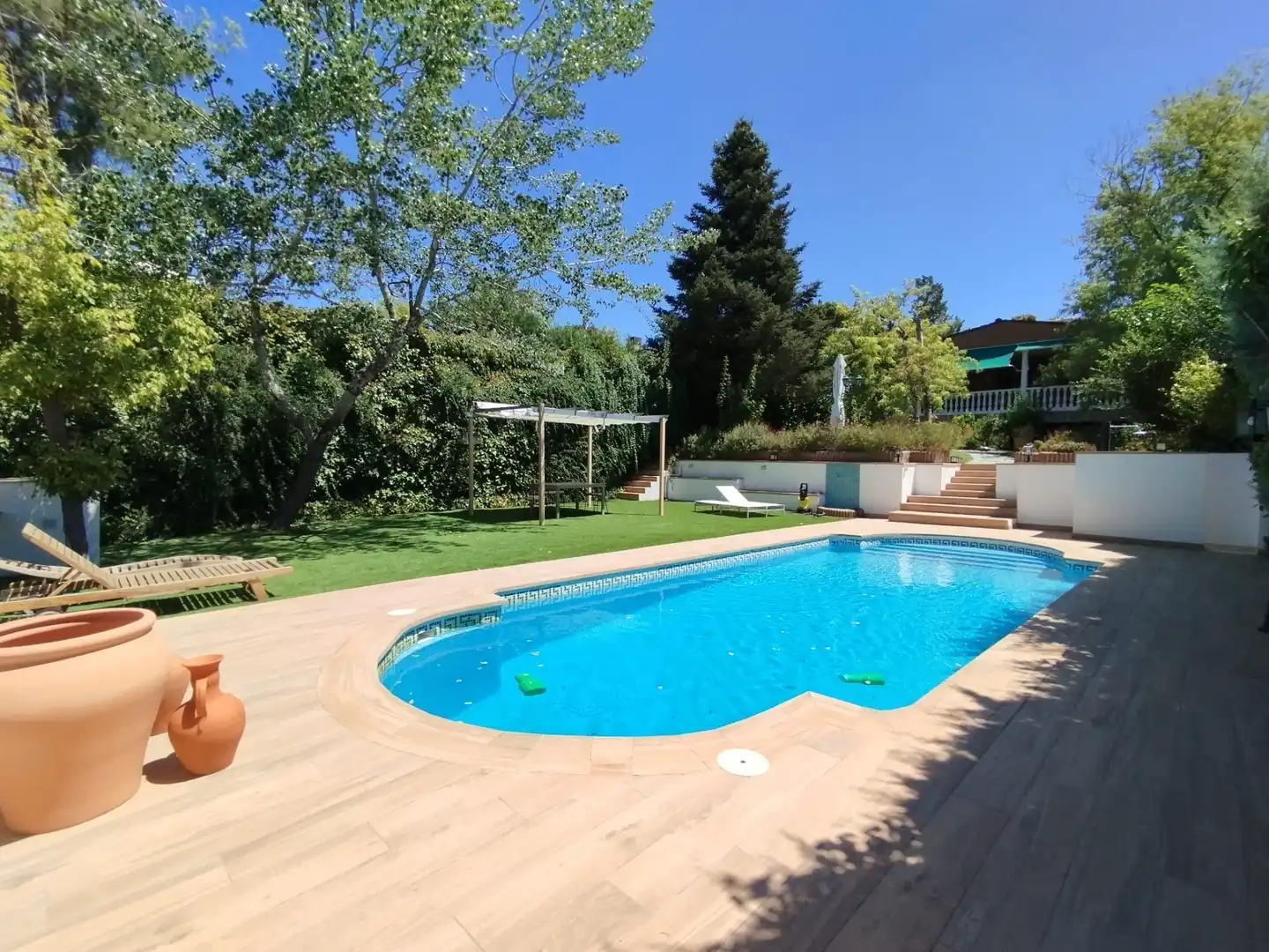 Piscina de Casa o chalet en venta en Rivas-Vaciamadrid con Aire acondicionado, Calefacción y Jardín privado