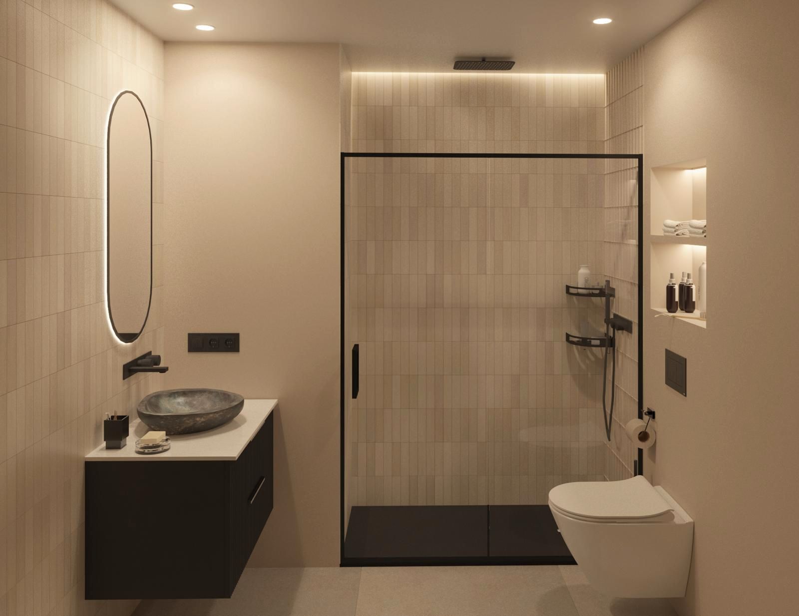 Bany de Casa o xalet en venda en  Barcelona Capital amb Aire condicionat, Parquet i Terrassa