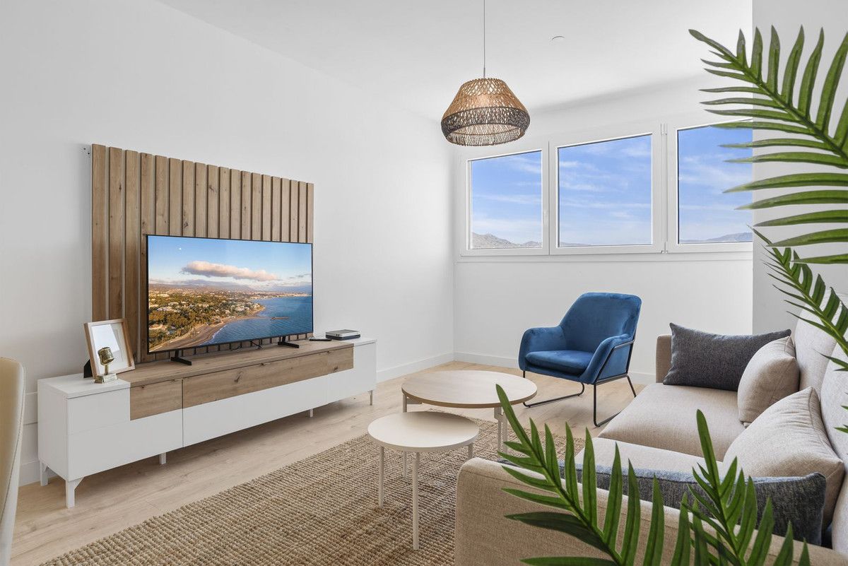 Living room of Apartments for sale in Málaga Capital  with Air Conditioner, Furnished and Community pool