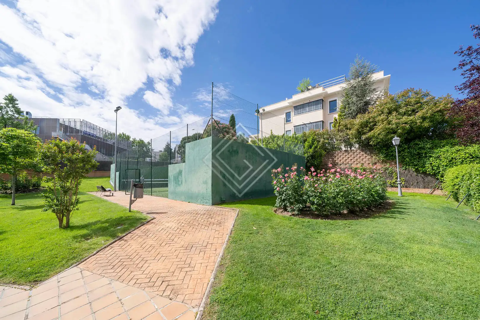 Garden of Flat for sale in Madrid  with Air Conditioner, Heating and Private garden