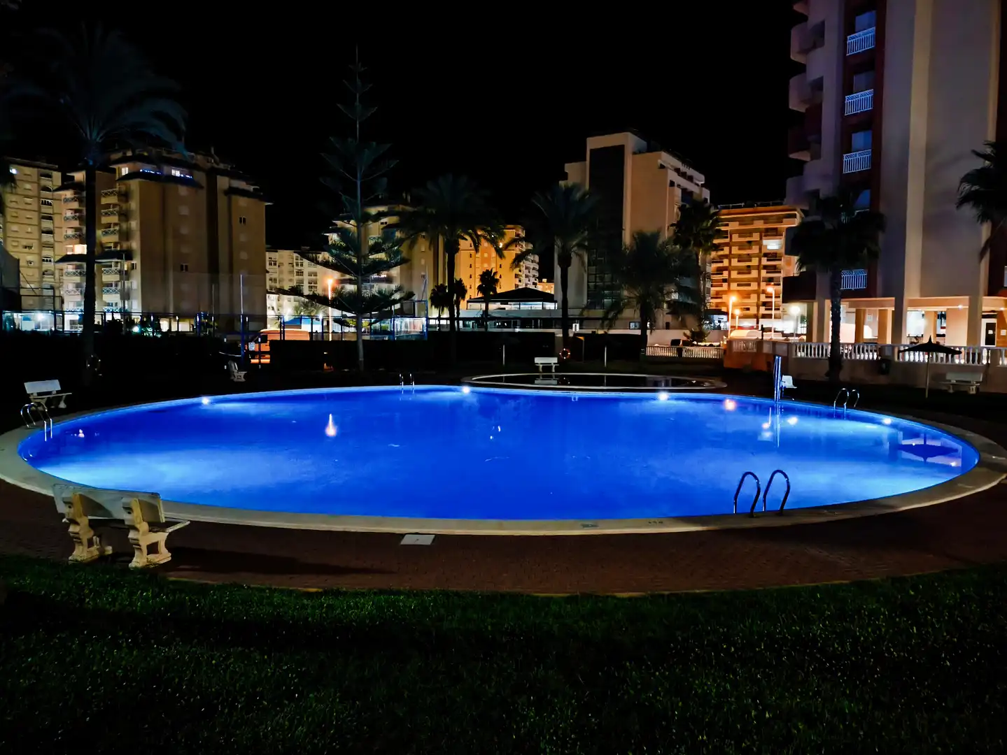 Swimming pool of Apartments for sale in La Manga del Mar Menor  with Air Conditioner, Heating and Terrace