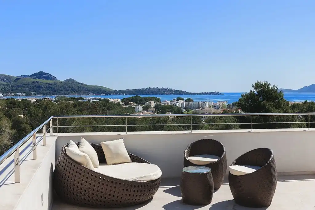 Terraza de Casa o chalet en venta en Pollença con Aire acondicionado, Calefacción y Jardín privado