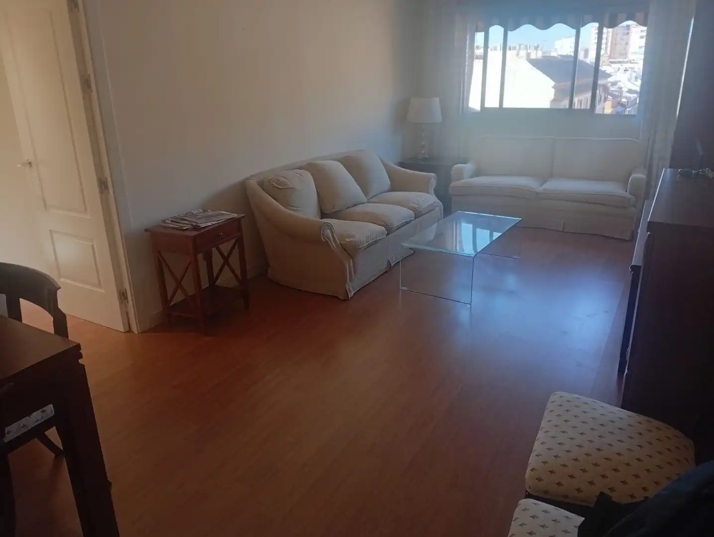 Wohnzimmer von Wohnung zur Miete in Málaga mit Klimaanlage, Heizung und Möbliert