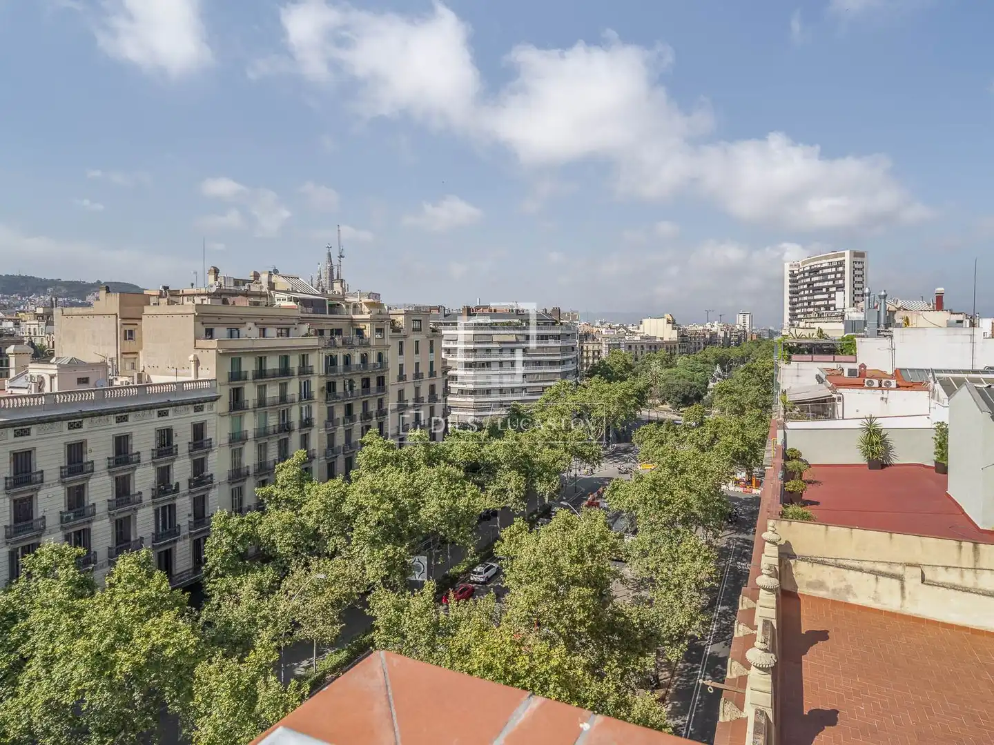 Exterior view of Attic for sale in Barcelona  with Air Conditioner, Heating and Parquet flooring