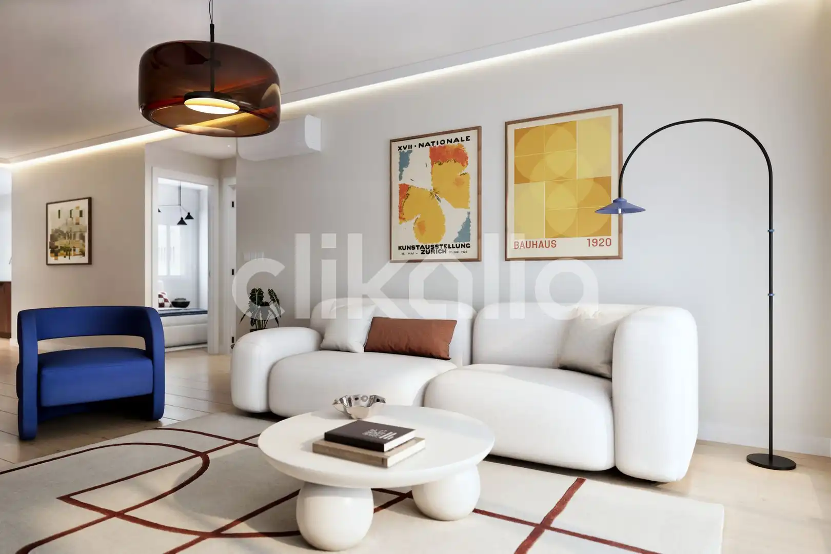 Sala de estar de Piso en venta en Nervión