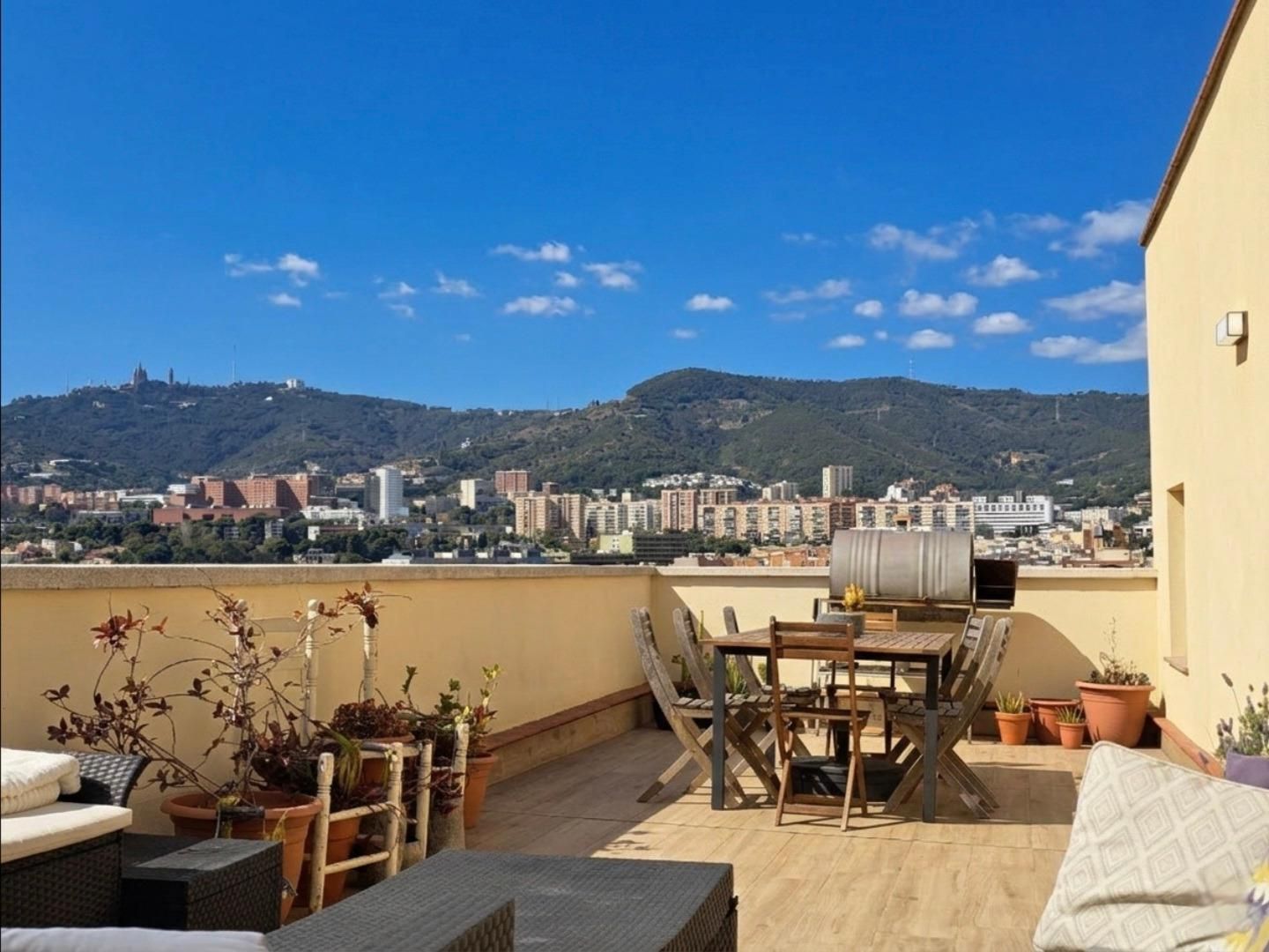 Terrace of Attic for sale in  Barcelona Capital  with Air Conditioner, Parquet flooring and Terrace