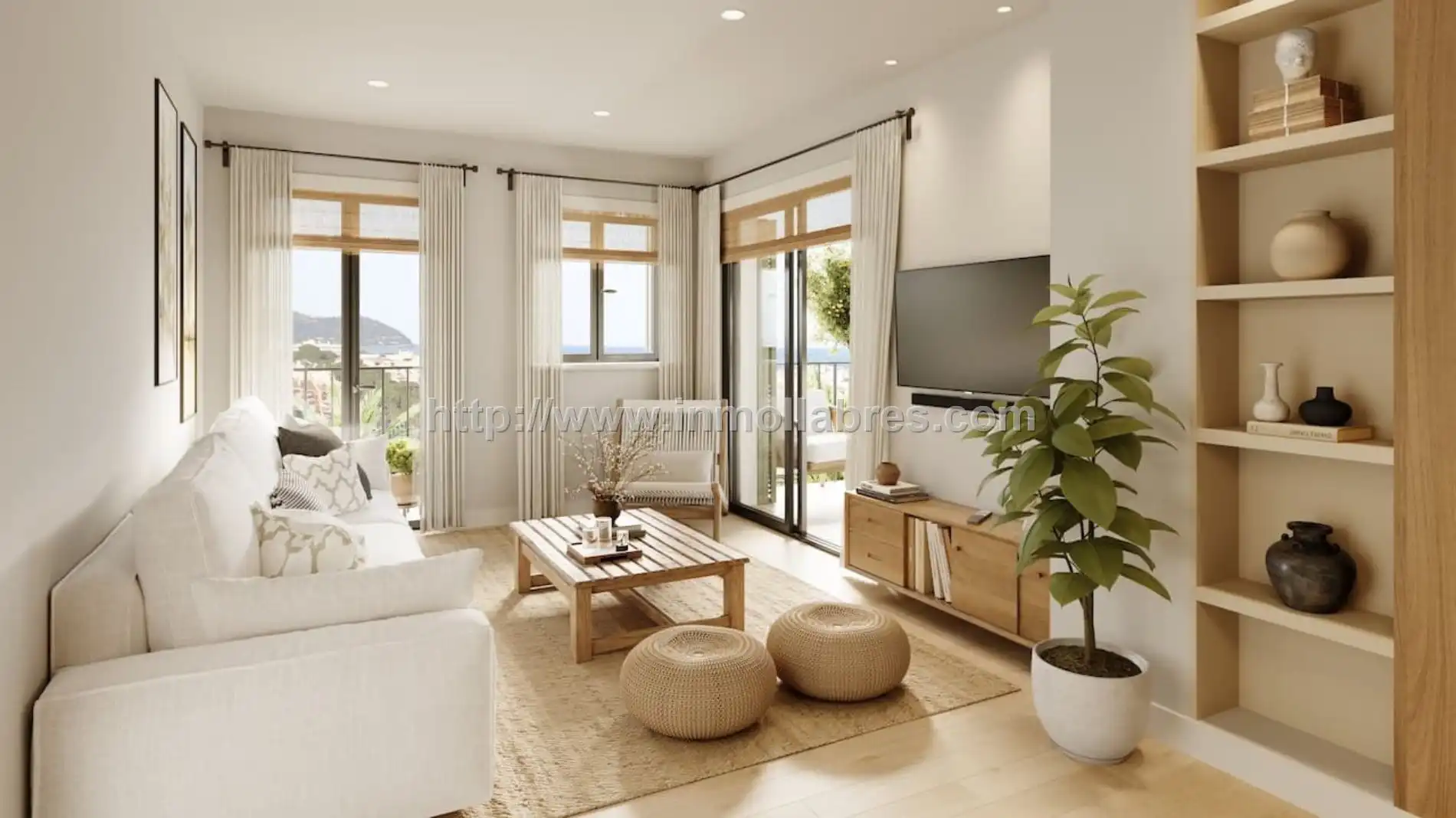 Sala de estar de Piso en venta en Son Servera con Aire acondicionado, Terraza y Trastero