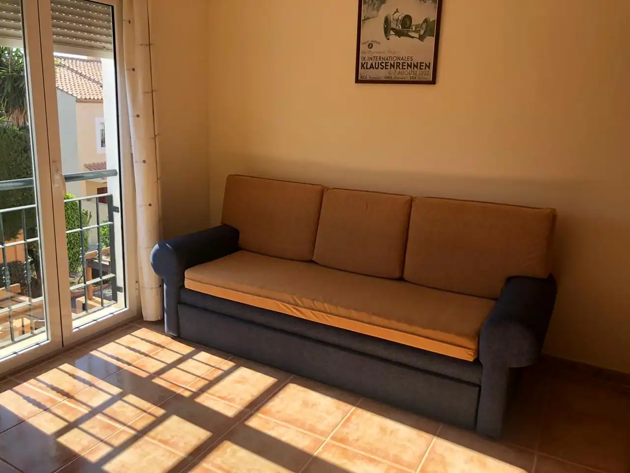 Sala d'estar de Casa o xalet de lloguer en Mijas amb Aire condicionat, Terrassa i Moblat
