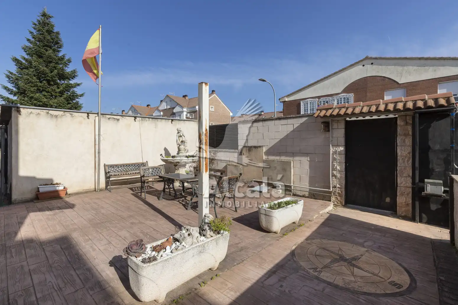 Terraza de Casa adosada en venta en Azuqueca de Henares con Aire acondicionado, Calefacción y Piscina
