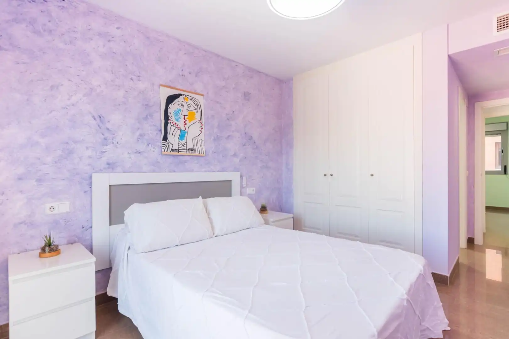 Bedroom of Flat for sale in Murcia  with Air Conditioner, Balcony and Alarm