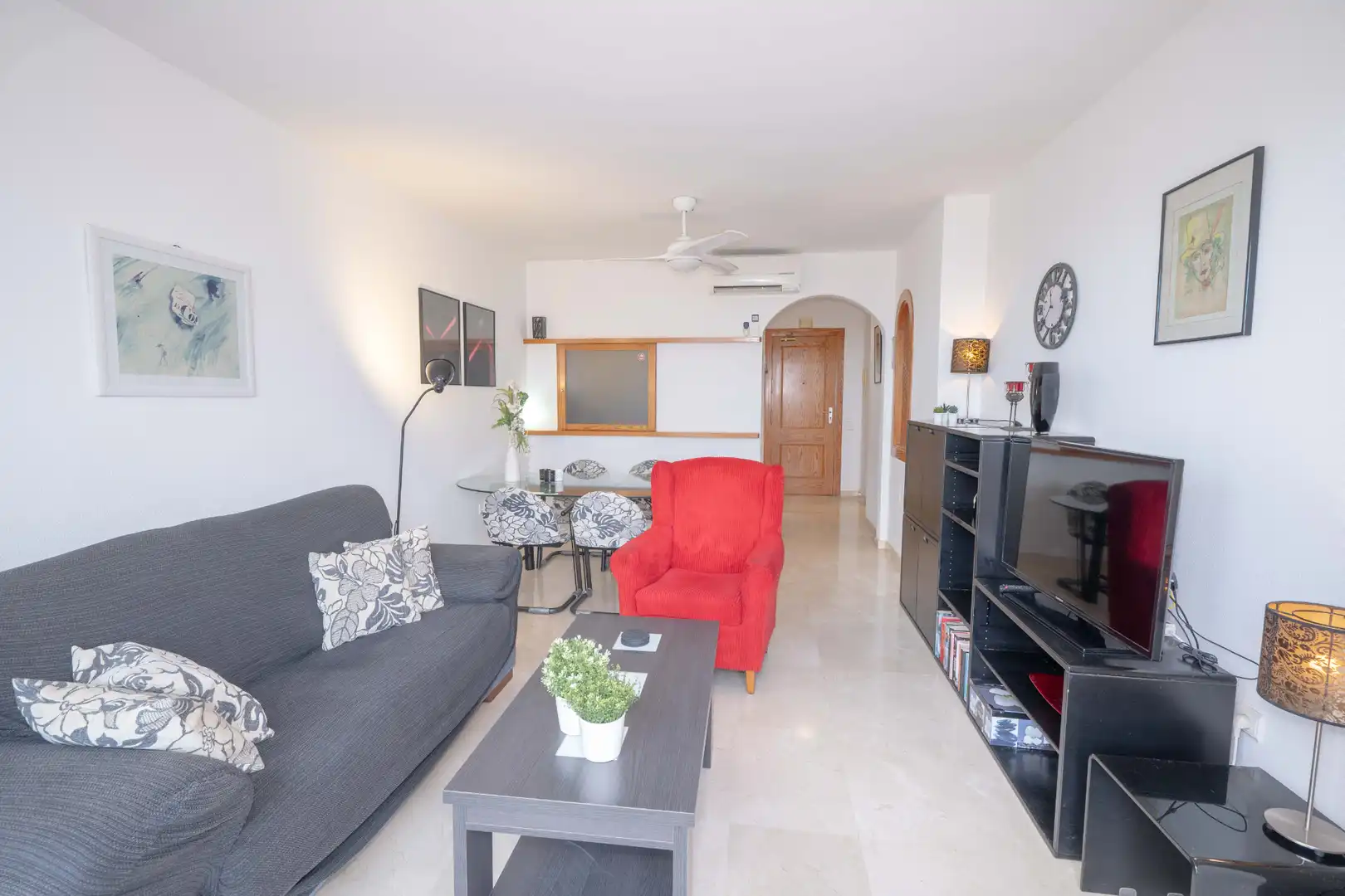 Sala de estar de Piso en venta en El Ejido con Aire acondicionado, Terraza y Trastero