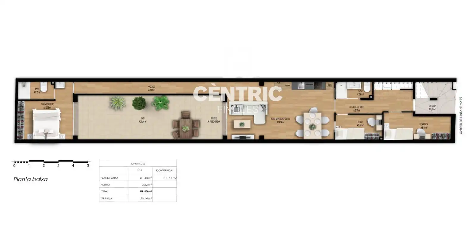 Bedroom of Flat for sale in Terrassa  with Terrace
