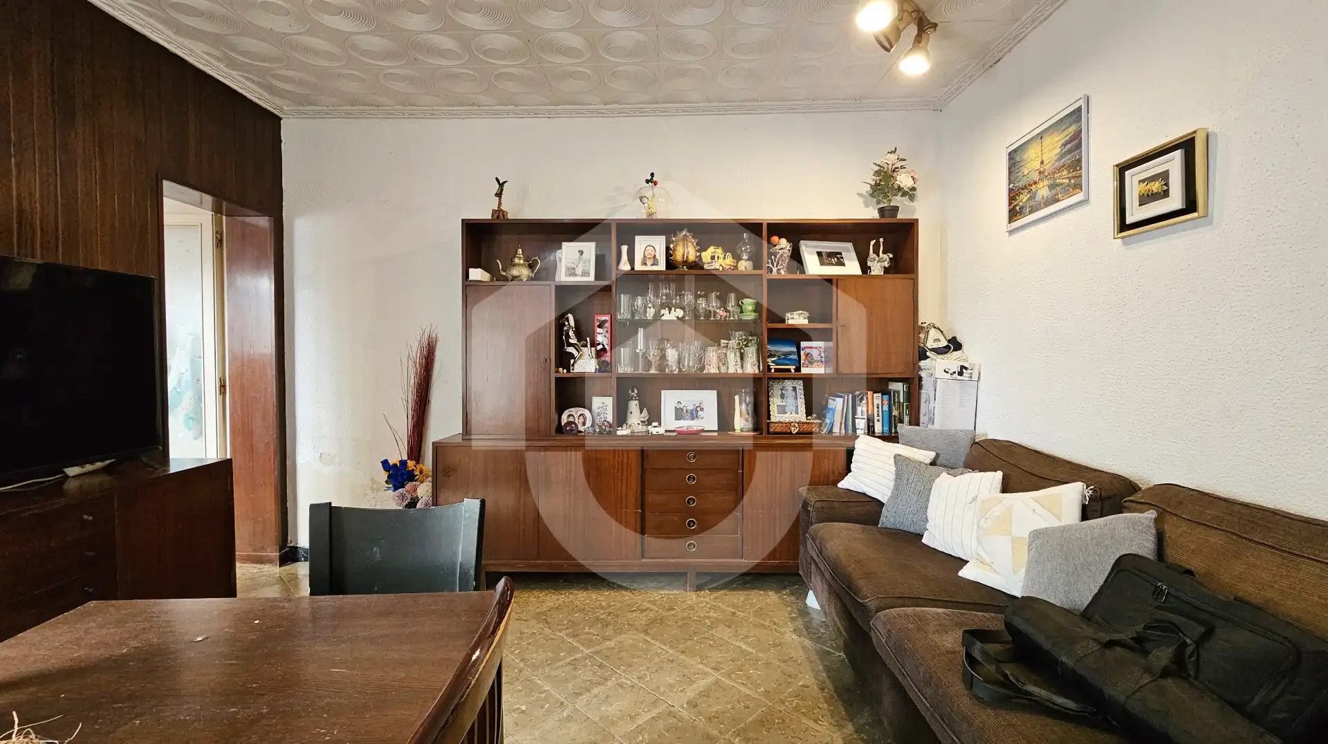Sala de estar de Casa o chalet en venta en Barcelona con Terraza y Amueblado