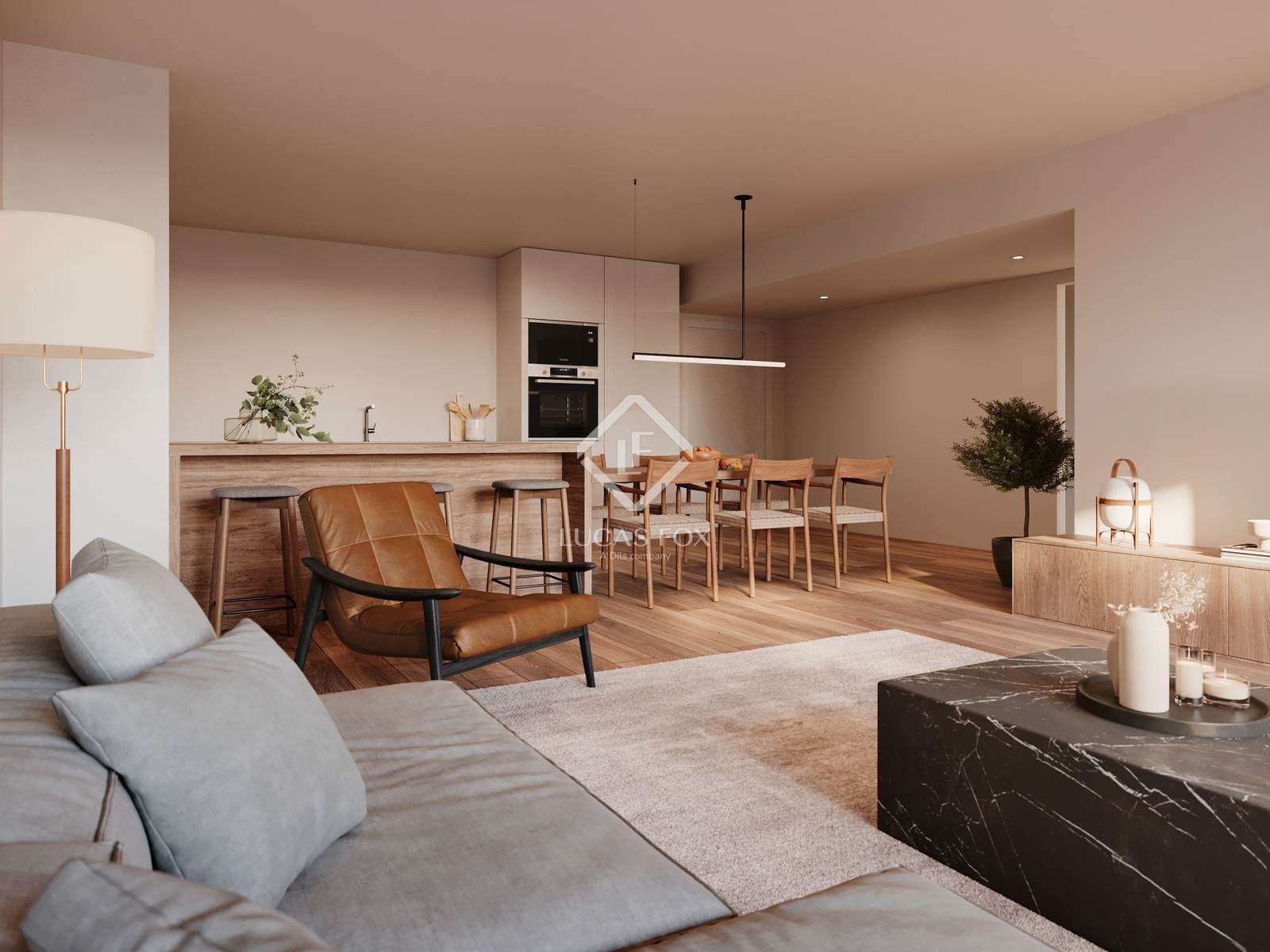 Living room of Flat for sale in  Madrid Capital  with Heating, Parquet flooring and Terrace