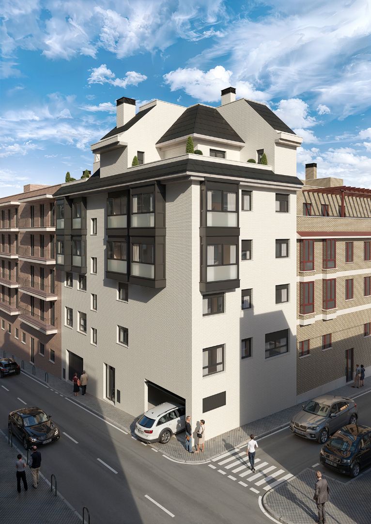Vista exterior de Dúplex en venda en  Madrid Capital amb Aire condicionat, Calefacció i Terrassa