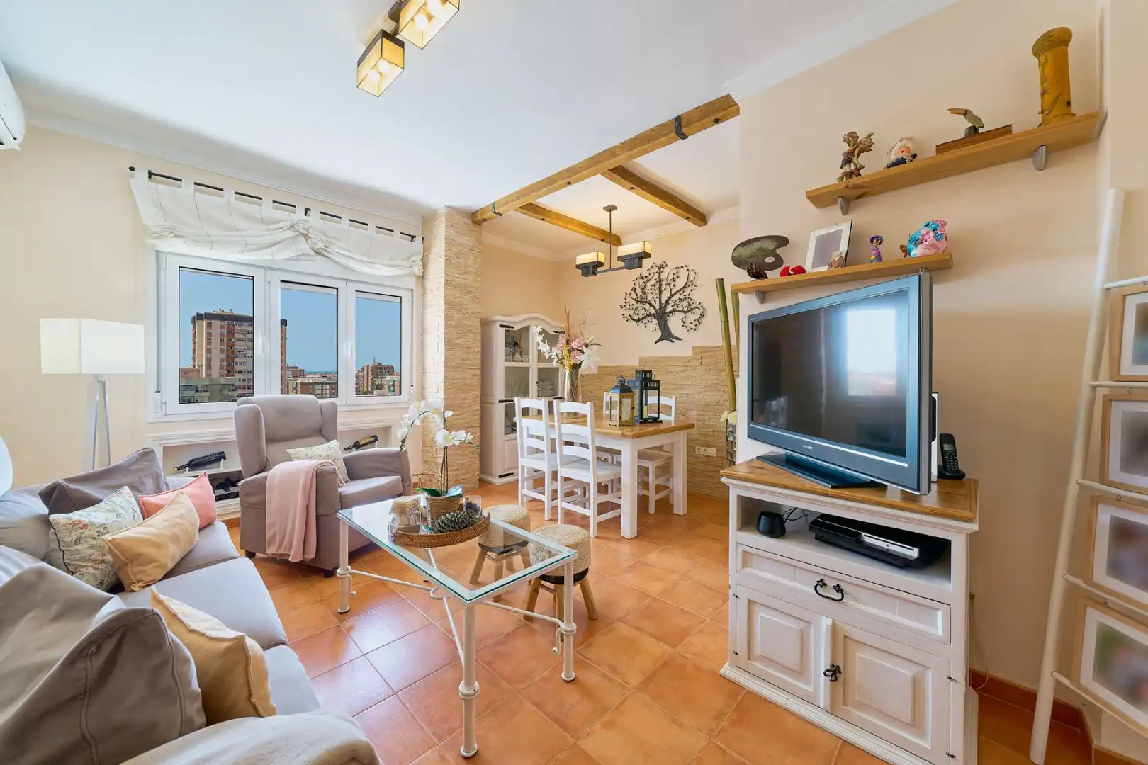 Sala de estar de Piso en venta en Málaga con Aire acondicionado y Calefacción