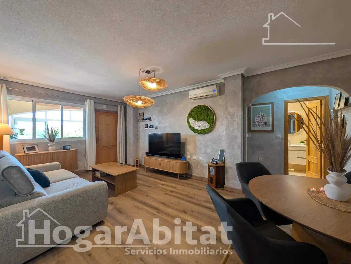 Sala d'estar de Pis en venda en Santa Pola amb Aire condicionat, Calefacció i Moblat