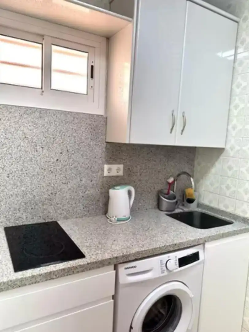 Küche von Wohnung zur Miete in Benalmádena mit Klimaanlage und Möbliert