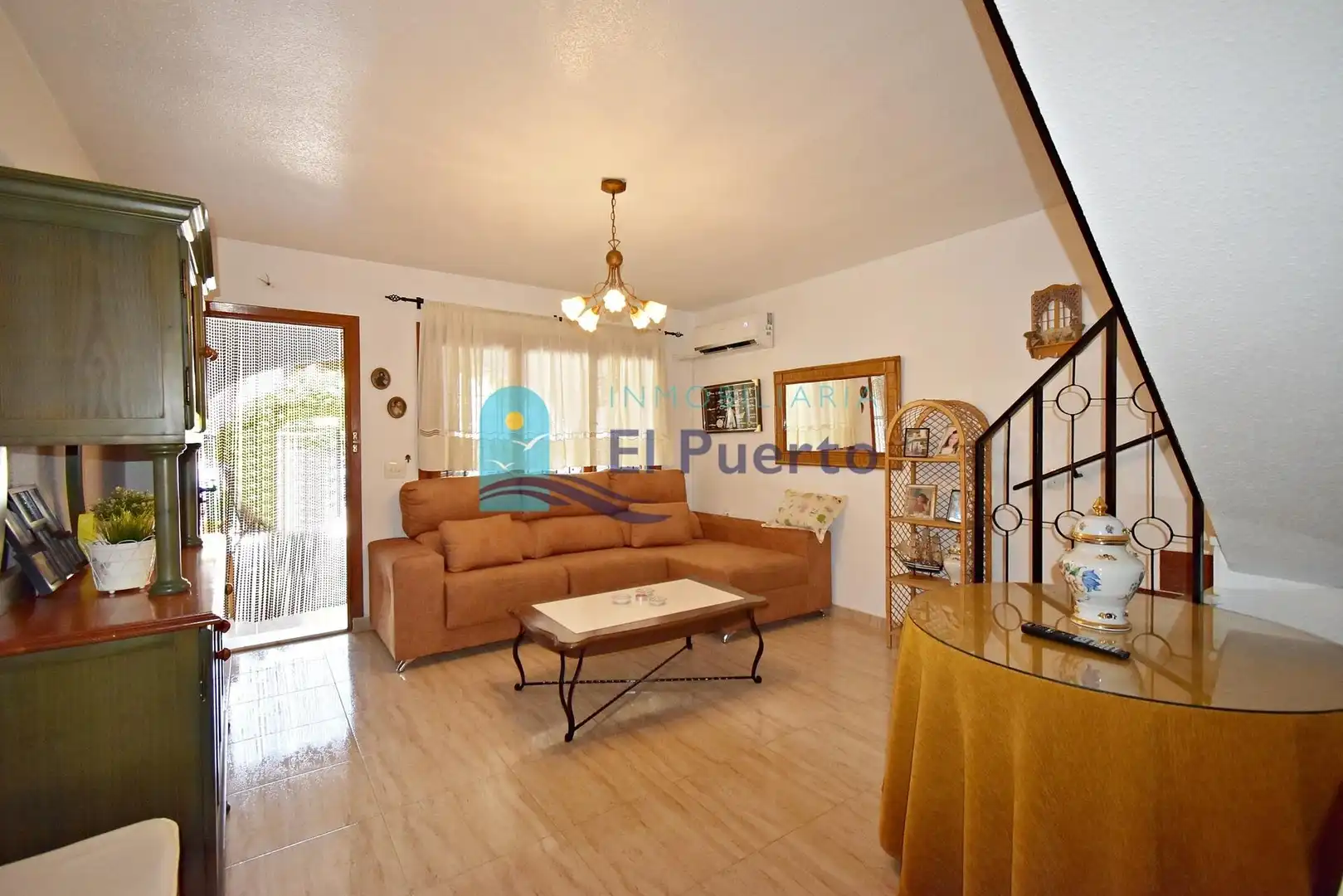 Sala de estar de Dúplex en venta en Mazarrón con Aire acondicionado, Calefacción y Jardín privado