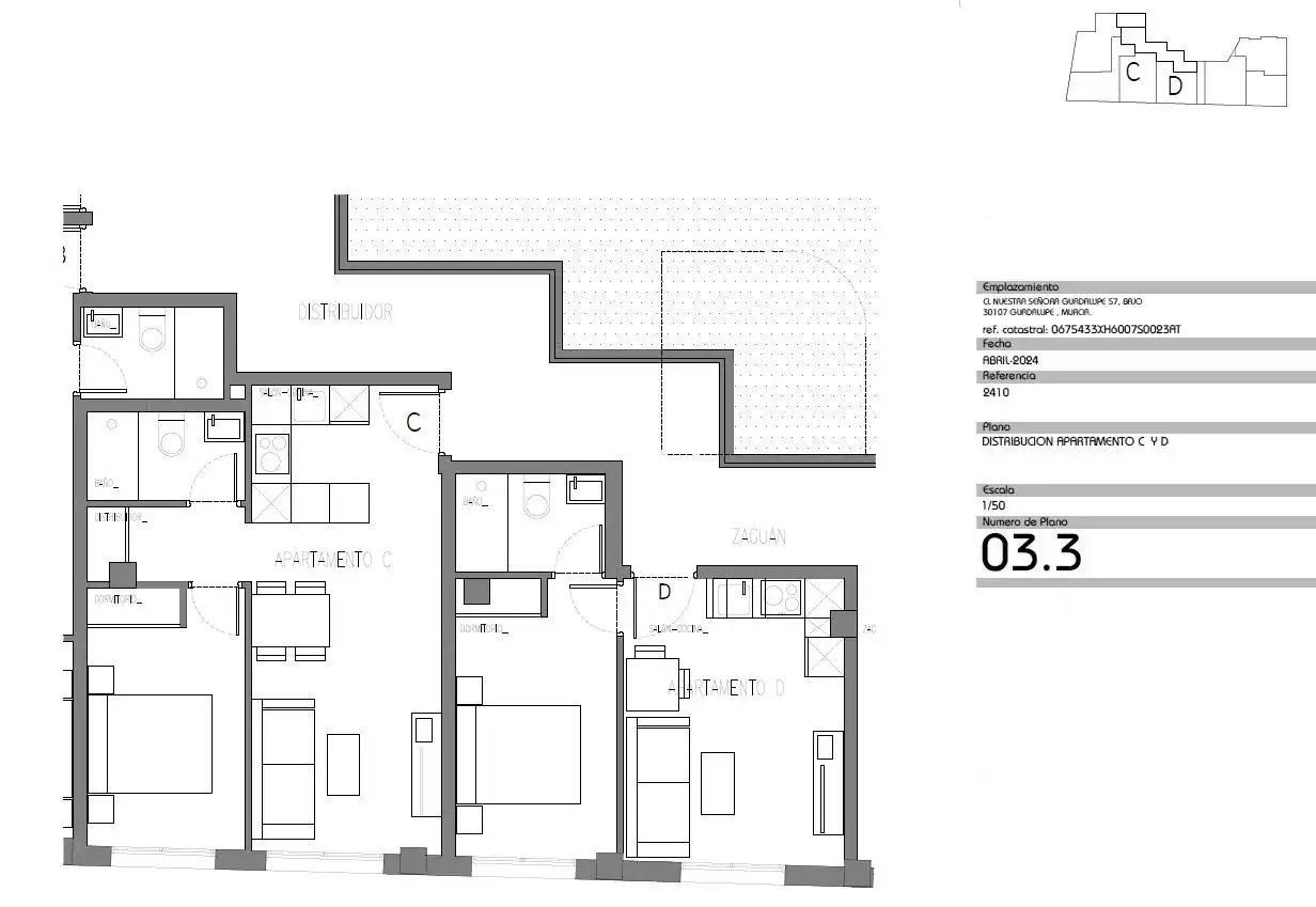 Apartament de lloguer en Murcia amb Aire condicionat, Traster i Moblat