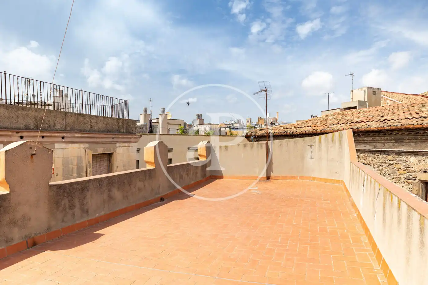 Terrace of Flat for sale in Barcelona  with Heating, Furnished and Balcony