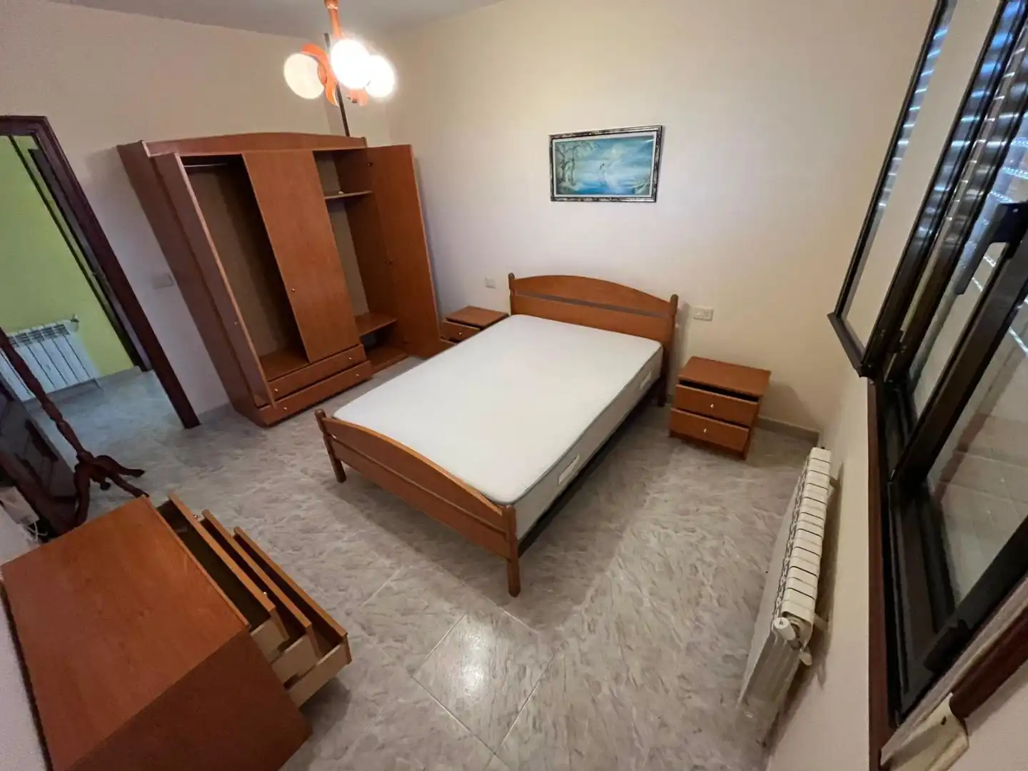 Bedroom of Flat for rent in Burela  with Furnished, Oven and Washing machine