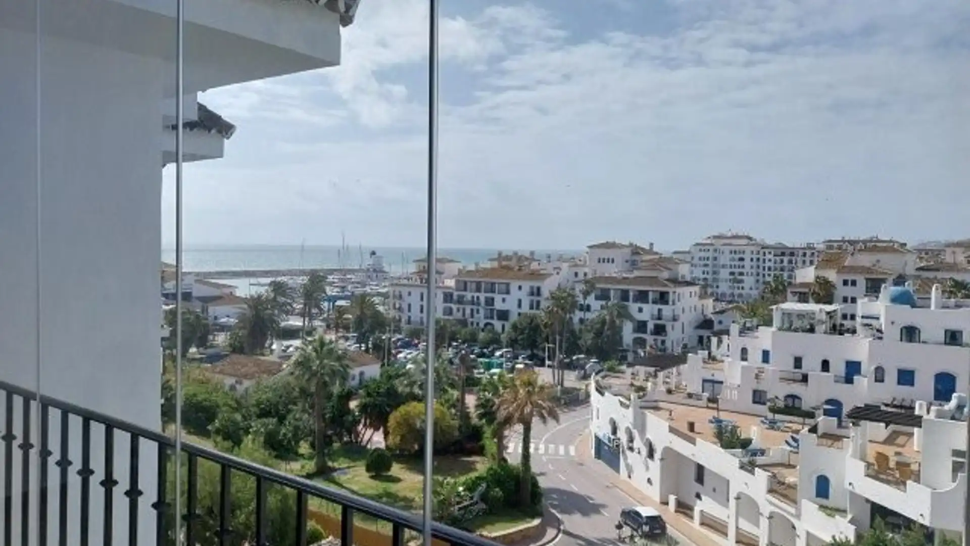 Exterior view of Flat for rent in Manilva  with Air Conditioner, Heating and Private garden