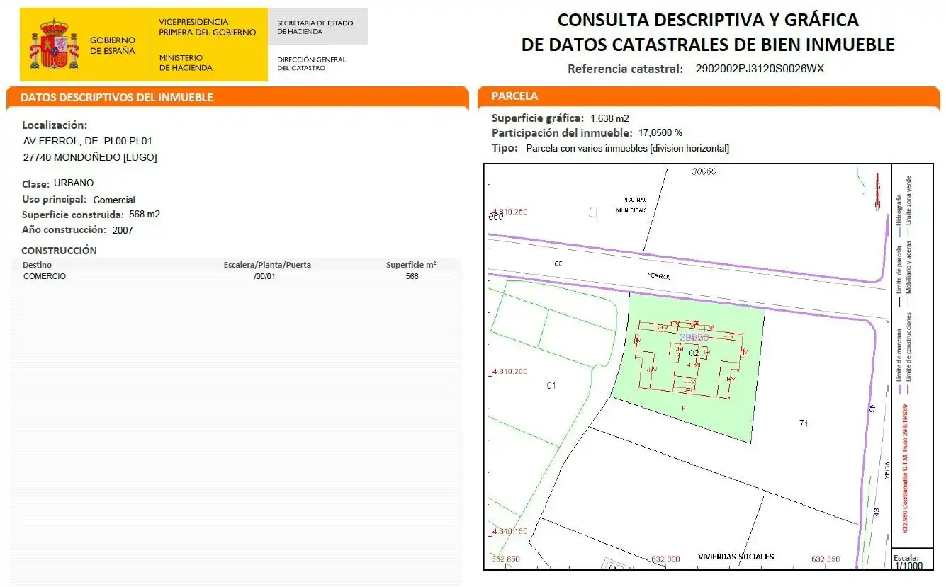 Local en venda a Calle FERROL, DE, 3, Mondoñedo