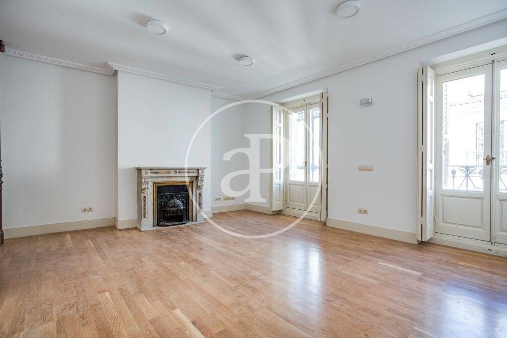 Living room of Flat to rent in  Madrid Capital  with Air Conditioner, Heating and Balcony