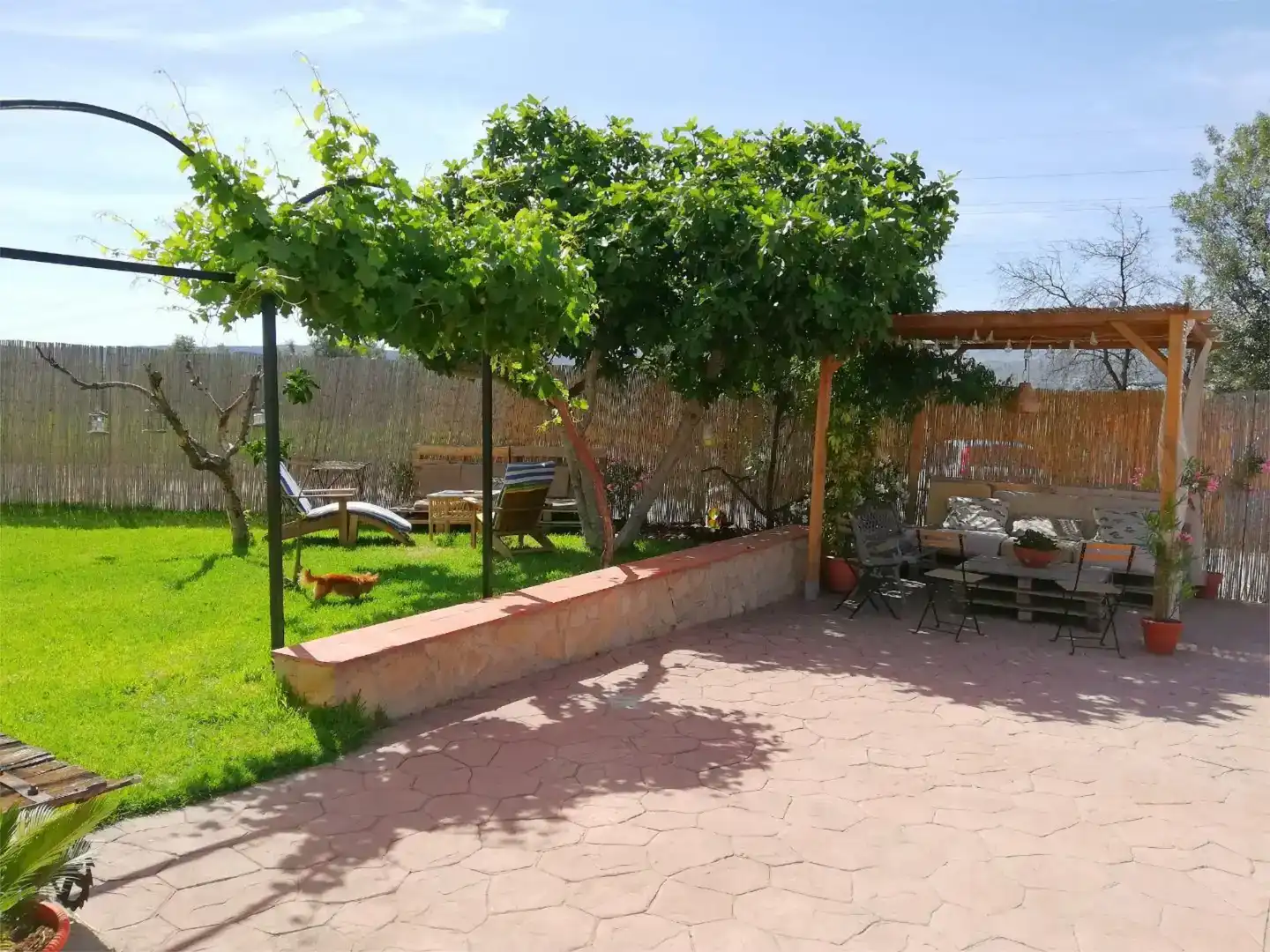 Terraza de Casa o chalet de alquiler en Antequera con Aire acondicionado, Jardín privado y Piscina