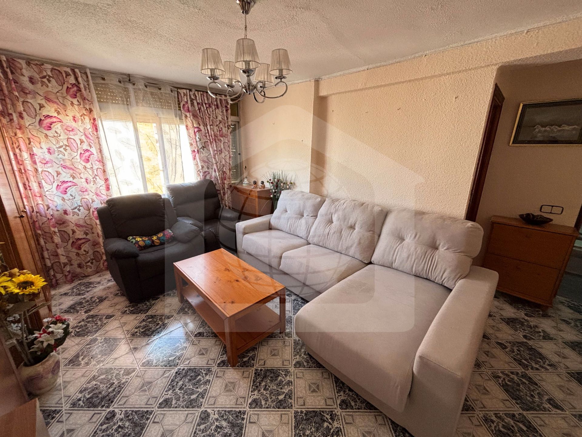 Sala d'estar de Pis en venda en Málaga Capital amb Moblat